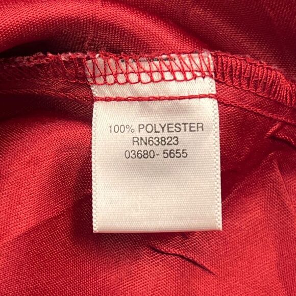 Christopher Banks Skirt 14 Solid Tomato Red Flowy Midi A Line Essential Skirt - Picture 10 of 11